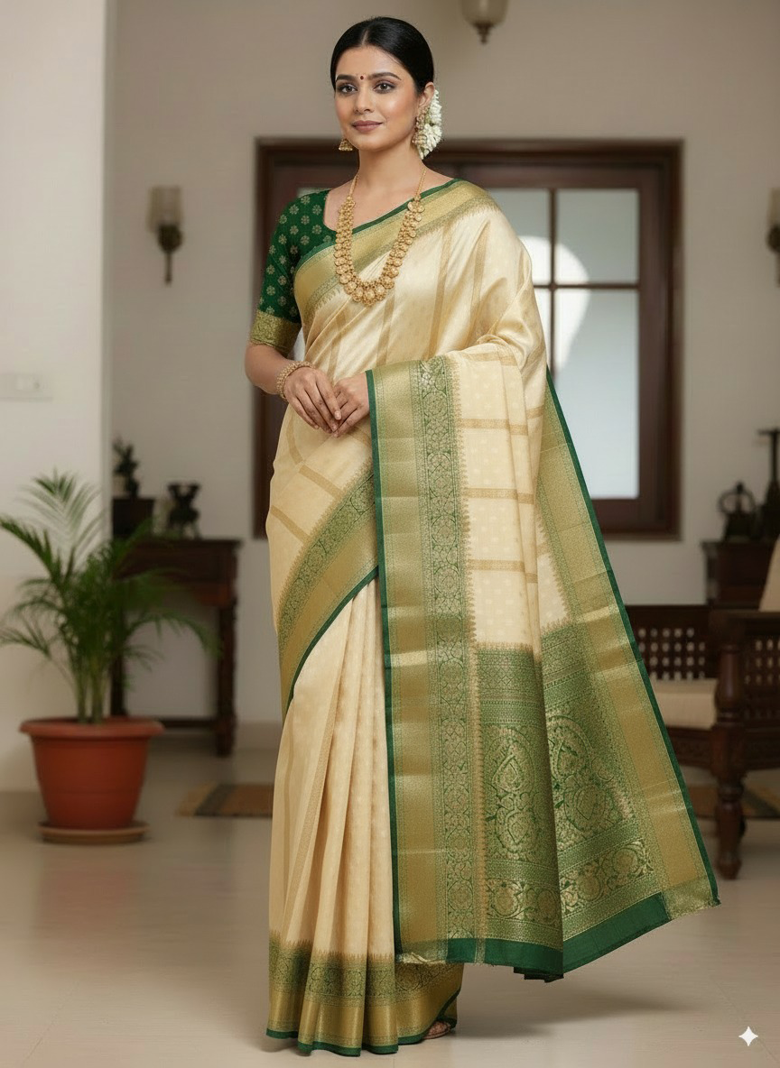 SUTHRA-Premium Butta Saree - Luxurious Handloom Collection